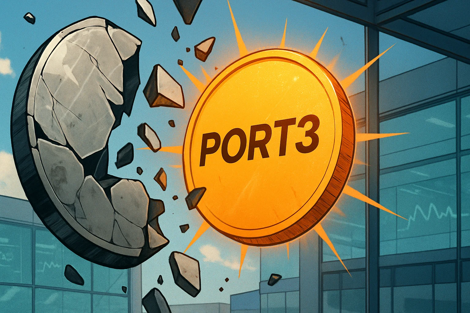 Port3 네트워크가 해킹된 후 관계자는 생태계를 다시 시작하기 위해 새로운 토큰과 계약을 발행하기로 결정했으며 $PORT3는 0으로 돌아갔습니다.